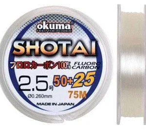 Okuma Shotai Fluorocarbon 75 mt Misina