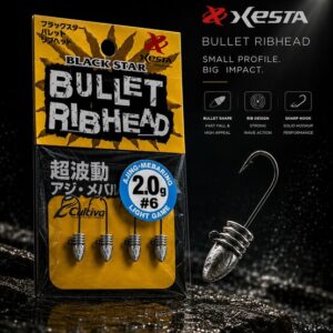 XESTA BULLET RIBHEAD JIG HEAD #6 4P