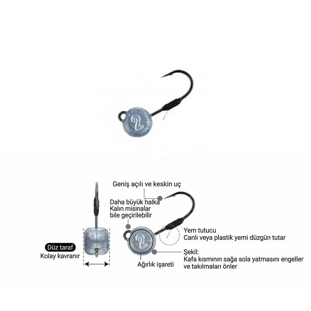 Cultiva 11788 Mushi Jig Head - Görsel 2
