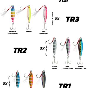 Fujin Jig-X Trio 3lü Micro Jig 7gr