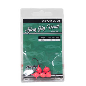 Ryuji Ajing Jighead Pink Glow 1,3 Gr (5'li Paket)